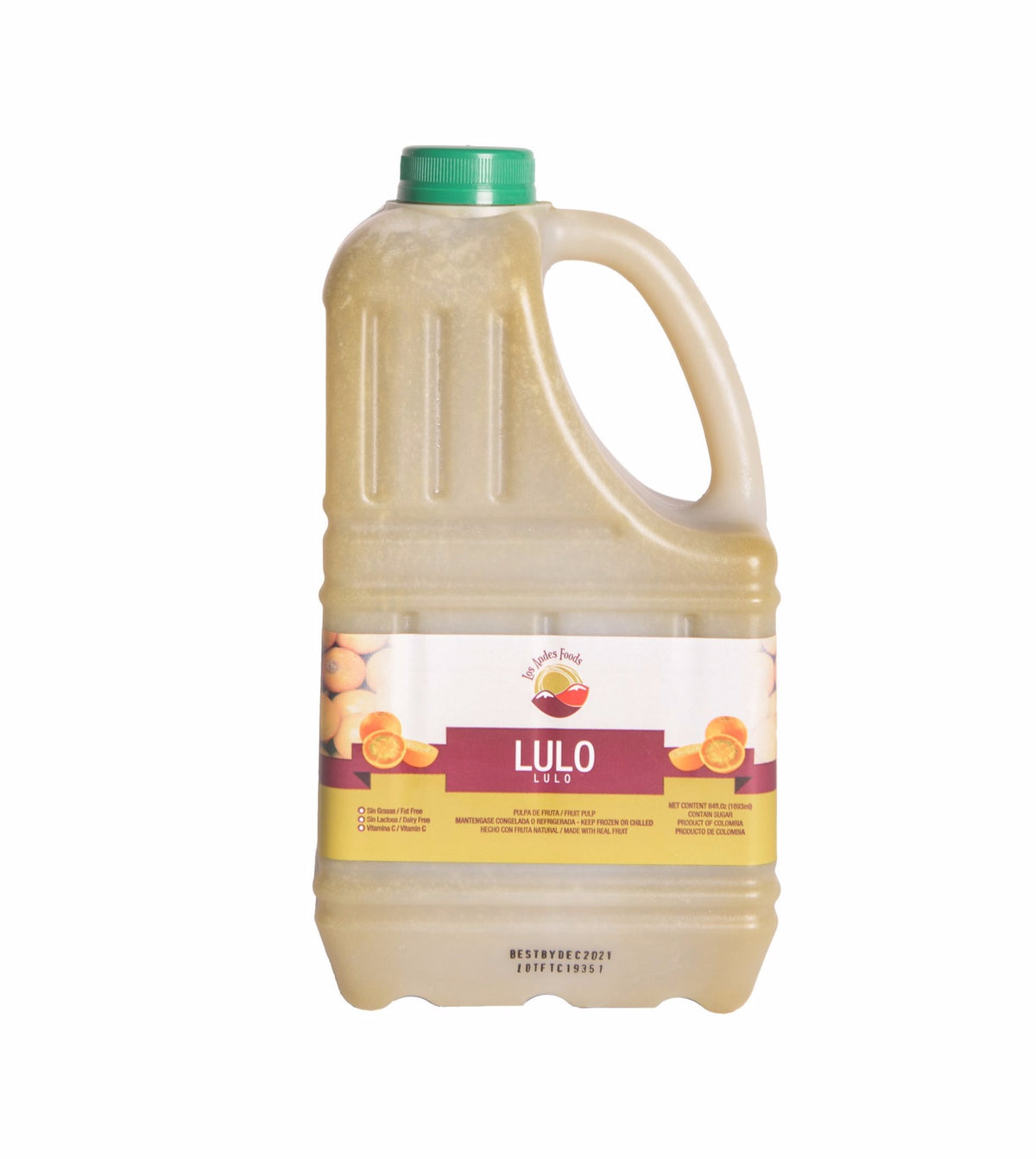 Pulpa lulo (naranjilla) Garrafa 64 oz