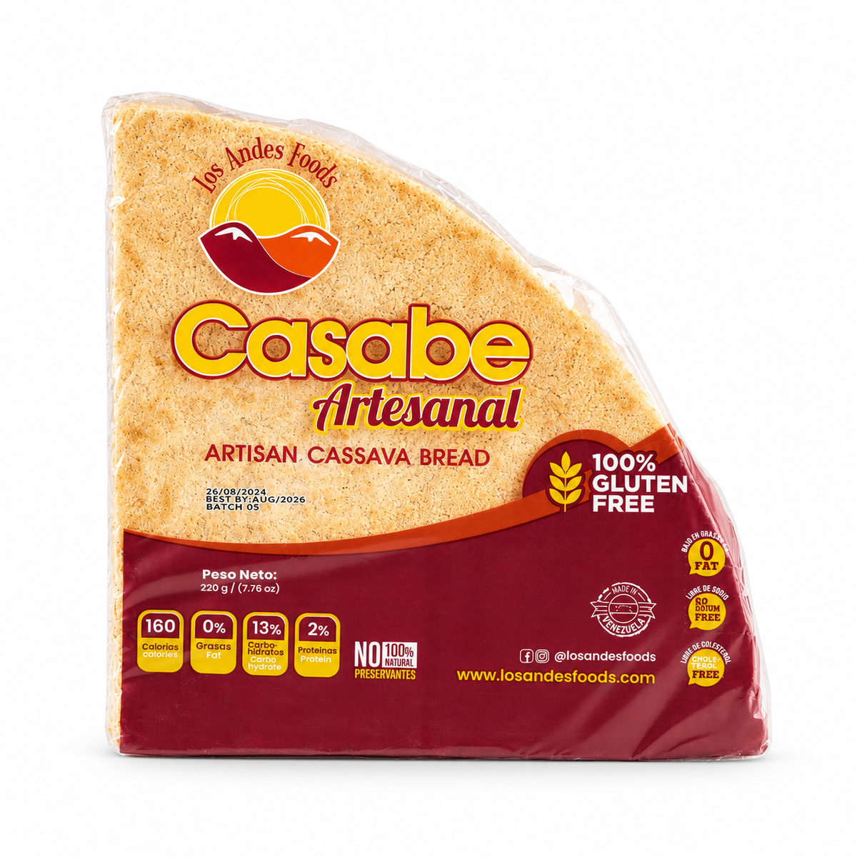 Casabe artesanal (220g)