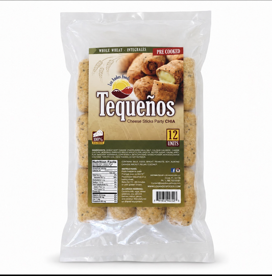 Tequeños Integrales con Chía Los Andes Foods — 12 unidades